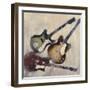 Guitars I-Joseph Cates-Framed Art Print