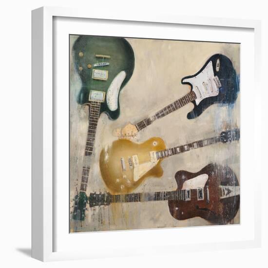 Guitars II-Joseph Cates-Framed Art Print