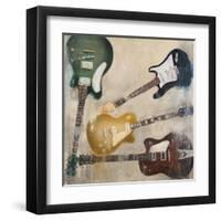 Guitars II-Joseph Cates-Framed Art Print