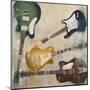 Guitars II-Joseph Cates-Mounted Art Print