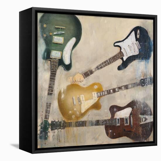 Guitars II-Joseph Cates-Framed Stretched Canvas