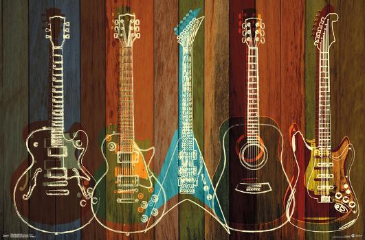Acoustic Guitar Musical Instrument Handmade Engraved Wooden Bookmarks