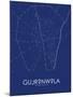 Gujranwala, Pakistan Blue Map-null-Mounted Poster