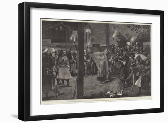 Gulbeyaz-Richard Caton Woodville II-Framed Giclee Print