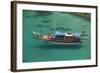 Gulet in Paradise Cove (Ilica Buku), Bodrum, Mugla, Turkey-Ali Kabas-Framed Photographic Print