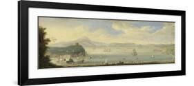 Gulf of Naples, Circle of Caspar Van Wittel-Caspar van Wittel-Framed Premium Giclee Print