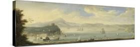 Gulf of Naples, Circle of Caspar Van Wittel-Caspar van Wittel-Stretched Canvas