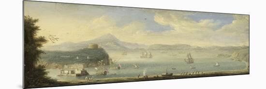 Gulf of Naples, Circle of Caspar Van Wittel-Caspar van Wittel-Mounted Art Print