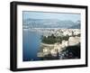 Gulf of Naples Italy Overlooking Sorrento and Nearby Mountains-null-Framed Premium Photographic Print