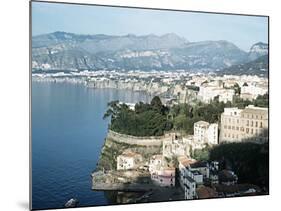 Gulf of Naples Italy Overlooking Sorrento and Nearby Mountains-null-Mounted Photographic Print