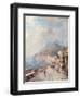 Gulf of Salerno, Amalfi-Franz Richard Unterberger-Framed Giclee Print