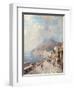 Gulf of Salerno, Amalfi-Franz Richard Unterberger-Framed Giclee Print