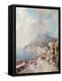 Gulf of Salerno, Amalfi-Franz Richard Unterberger-Framed Stretched Canvas