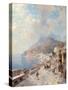 Gulf of Salerno, Amalfi-Franz Richard Unterberger-Stretched Canvas