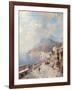 Gulf of Salerno, Amalfi-Franz Richard Unterberger-Framed Giclee Print