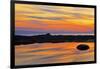 Gulf of St. Lawrence reflection at sunset.-Mike Grandmaison-Framed Photographic Print