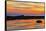 Gulf of St. Lawrence reflection at sunset.-Mike Grandmaison-Framed Stretched Canvas