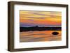 Gulf of St. Lawrence reflection at sunset.-Mike Grandmaison-Framed Photographic Print