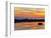 Gulf of St. Lawrence reflection at sunset.-Mike Grandmaison-Framed Photographic Print