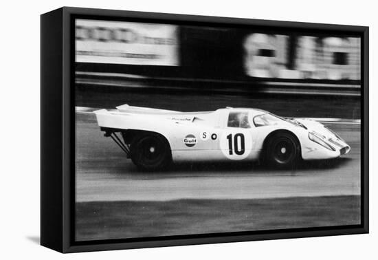 Gulf Porsche 917 in Action, C1970-C1971-null-Framed Stretched Canvas