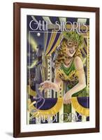 Gulf Shores, Alabama - Mardi Gras-Lantern Press-Framed Art Print