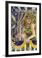 Gulf Shores, Alabama - Mardi Gras-Lantern Press-Framed Art Print