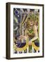 Gulf Shores, Alabama - Mardi Gras-Lantern Press-Framed Art Print