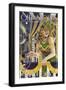 Gulf Shores, Alabama - Mardi Gras-Lantern Press-Framed Art Print