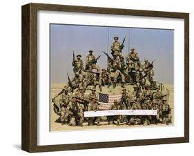 Gulf War 1990-Tannen Maury-Framed Premium Photographic Print