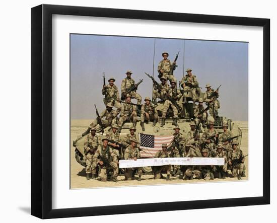 Gulf War 1990-Tannen Maury-Framed Premium Photographic Print