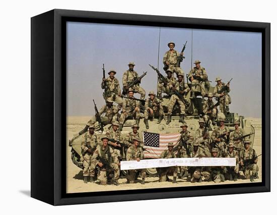 Gulf War 1990-Tannen Maury-Framed Stretched Canvas