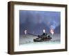 Gulf War Iraqi Tank-David Longstreath-Framed Photographic Print