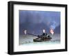 Gulf War Iraqi Tank-David Longstreath-Framed Photographic Print