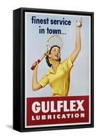 Gulflex Lubrication Poster-null-Framed Stretched Canvas