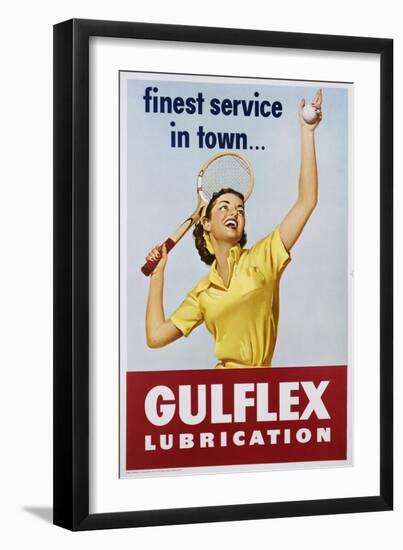Gulflex Lubrication Poster-null-Framed Giclee Print