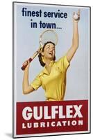 Gulflex Lubrication Poster-null-Mounted Giclee Print