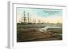 Gulfport, Floating Timber-null-Framed Art Print