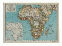 Map of Africa, c1910-Gull Engraving Company-Giclee Print