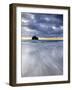 Gull Rock at Sunset, Trebarwith Strand, Cornwall, UK-Nadia Isakova-Framed Photographic Print