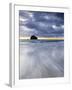 Gull Rock at Sunset, Trebarwith Strand, Cornwall, UK-Nadia Isakova-Framed Photographic Print