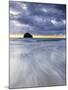 Gull Rock at Sunset, Trebarwith Strand, Cornwall, UK-Nadia Isakova-Mounted Photographic Print