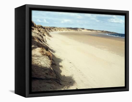 Gullane Beach, April 1989-null-Framed Stretched Canvas