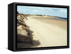 Gullane Beach, April 1989-null-Framed Stretched Canvas