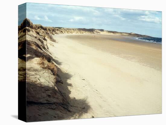 Gullane Beach, April 1989-null-Stretched Canvas