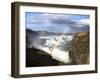 Gullfoss, Europe's Biggest Waterfall, With Rainbow Created From the Falls, Near Reykjavik, Iceland-Lee Frost-Framed Photographic Print