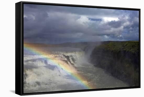 Gullfoss Fall, Iceland-Gavriel Jecan-Framed Stretched Canvas