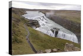 Gullfoss, Golden Circle Tour, Iceland, Polar Regions-Michael-Stretched Canvas