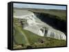 Gullfoss (Golden Falls), Iceland, Polar Regions-Ethel Davies-Framed Stretched Canvas