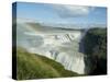 Gullfoss (Golden Falls), Iceland, Polar Regions-Ethel Davies-Stretched Canvas