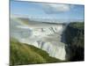 Gullfoss (Golden Falls), Iceland, Polar Regions-Ethel Davies-Mounted Photographic Print